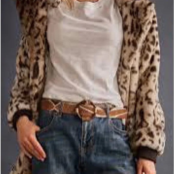 CAbi bandit belt - leather animal hide belt, size small- Current Season. - Picture 2 of 5